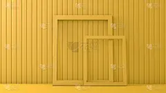 空的,边框,三维图形,极简构图,黄色,抽象,贺卡,几何形状,圣诞卡,技术