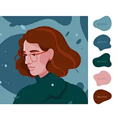 插画师 Liza Rusalskay ​​​​