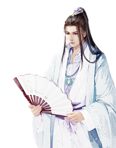 古装人物立绘(男)-花瓣网|陪你做生活的设计师 | 吹笛子的帅公子