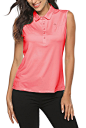 Amazon.com: AIRIKE Golf Polo Shirts for Women Sleeveless Summer Sports Athletic Fashionable Workwear-Quick Dry Womens Tank Tops Blue : Clothing, Shoes & Jewelry