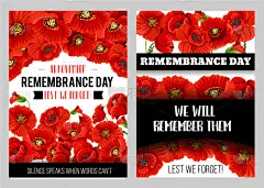 记忆,红色,阵亡将士纪念日,贺卡,周年纪念,提示