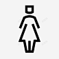 女性卫生间工会图标 标志 UI图标 设计图片 免费下载 页面网页 平面电商 创意素材