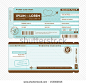 boarding pass ticket wedding...