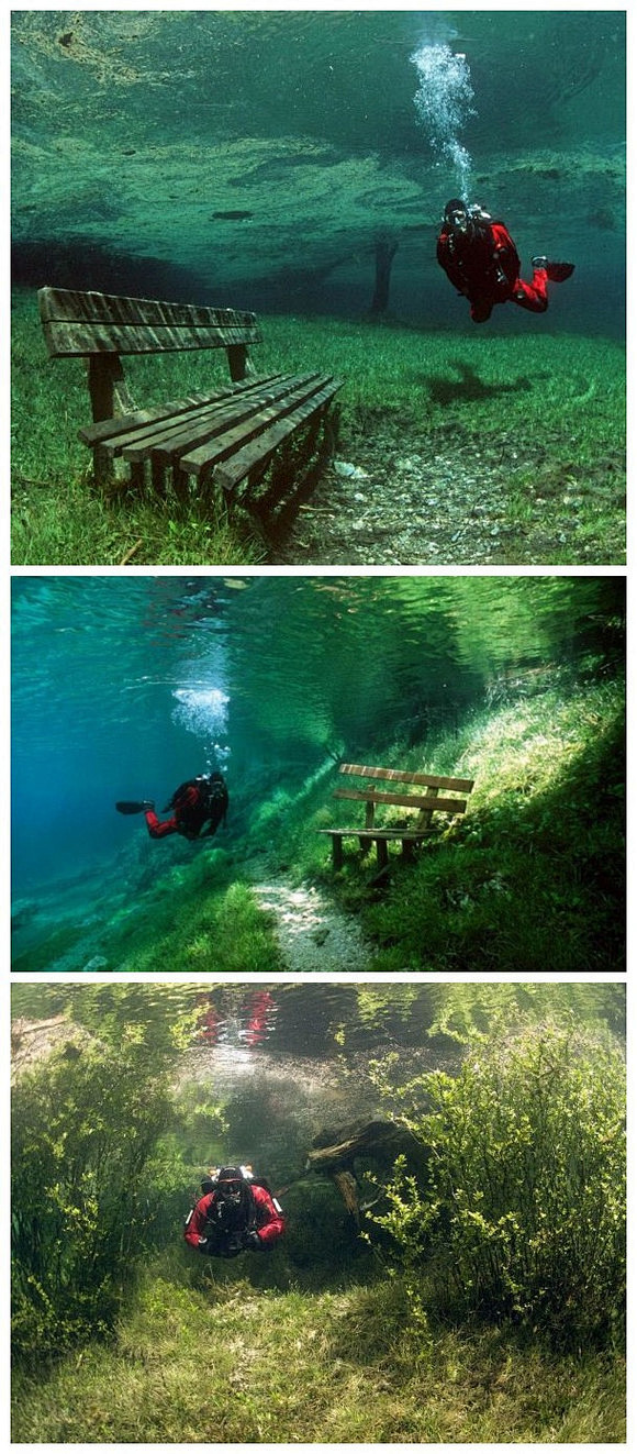 奥地利施蒂利亚的绿湖是一个高山湖泊，位于...
