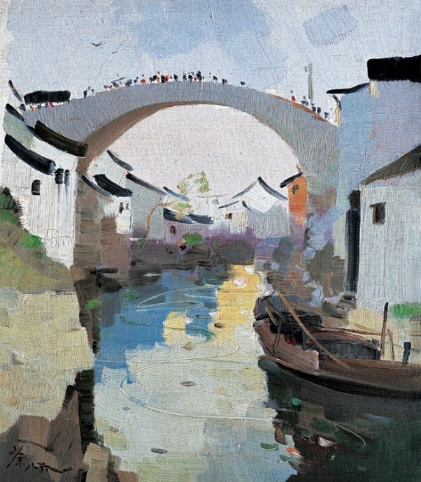 吴冠中风景油画艺术中的中国画精神