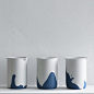 Porcelain Beaker "Cobalt" (Set of 2) /