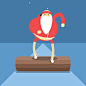 Training Santa Claus Babbo Natale fitness Check, Deliver, Consume, Recover - James Curran