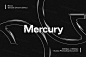 风格另类的金属质感镀铬3D立体文字特效PS模板素材 Mercury - Smooth Chrome Effect :  