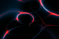 General 3072x2048 simple background neon minimalism glowing fluid lines abstract digital art