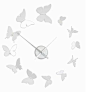 Butterfly Wall Clock