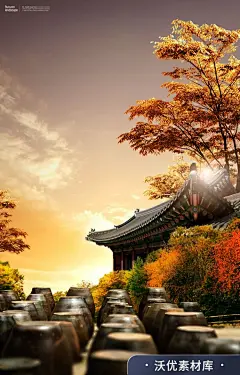 古典建筑中式城市古楼名胜旅游房地产亭子海报PSD分层设计素材497-淘宝网