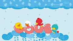 鸭嘴兽男孩宝贝系列卡通桌面壁纸