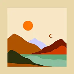 扁平波西米亚图案素材