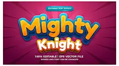 可爱创意立体字体特效AI矢量卡通儿童童装手游LOGO标志设计VI素材-淘宝网