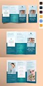 Beauty Market Brochure Trifold Template AI, EPS, INDD, PSD