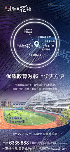 房地产学校价值点海报-源文件-志设网-zs9.com
