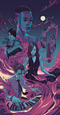Interview With An Artist Alex Dos Diaz - The Movie Mystique.  Art in illustrator. Vector art. Poster Design.