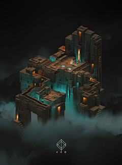 L———采集到magicalvoxel