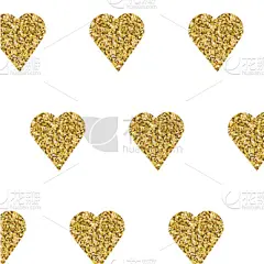 白色,黄金,心型,四方连续纹样,婴儿,白昼,式样,图像,复古,爱