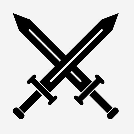 剑武器中世纪图标_88ICON https://88icon.com 剑 武器 中世纪 战斗 交叉剑 两把剑
