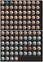Substance Painter SP真实皮肤智能材质球 79个皮肤身体SP材质球 CG原画参考素材 次世代材质贴图