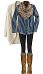 Cute fall or winter outfit