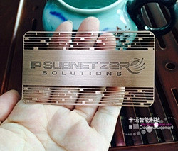 设计定制复古高档红古铜金属卡高端贵宾卡会...