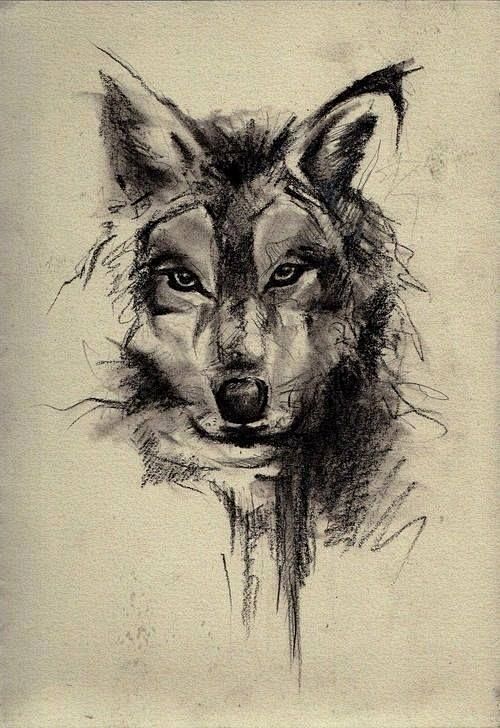 wolf tattoo design