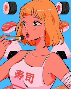 墨尽采集到插画
