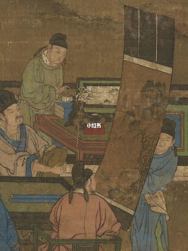 宋代四艺之挂画丨看古画学知识 : 《博古图》 南宋 佚名 台北故宫博物院藏 · 宋代四艺之——挂画 挂画最早见于唐陆羽《茶经》，指挂于茶会座位 ...