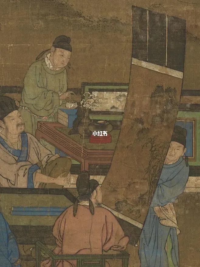 宋代四艺之挂画丨看古画学知识 : 《博古图》 南宋 佚名 台北故宫博物院藏 · 宋代四艺之——挂画 挂画最早见于唐陆羽《茶经》，指挂于茶会座位 ...