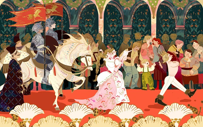 ILLUSTRATION fairy tales Andersen's fairy tales-花瓣网