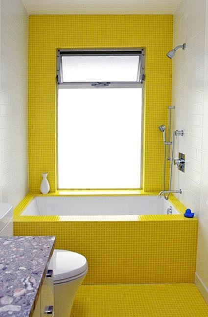 yellow bath