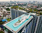 曼谷高层屋顶公寓景观Park by Redland-scape