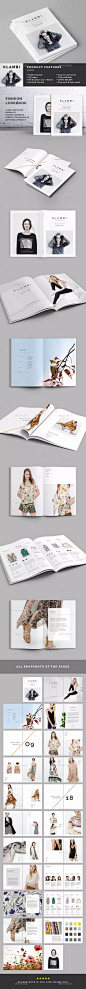 40例美丽时尚的宣传画册模板设计