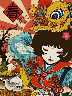 竹予独爱采集到国风---插画