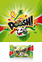ARCOR POOSH - NEW BRAND POSITIONING : Brand redesign and new positioning for Arcor's chewing gum Poosh.