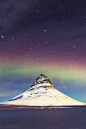 Kirkjufell aurora by Kevin Gorton