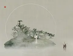 镜花水月_人像_POCO摄影,中国风,古典,画意,仕女,山水,复古,宋画