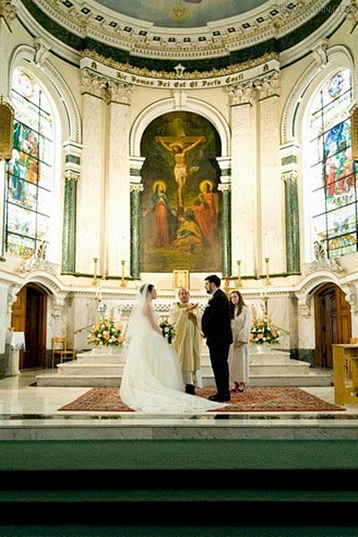 西方教堂婚礼习俗