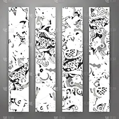 卡通涂鸦婚礼横幅