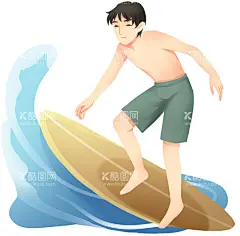 冲浪男孩插画  - 源文件下载【酷图网】卡通冲浪,动漫卡通,插画,儿童绘本,儿童画画,矢量图,卡通漫画,贴纸,职业,行业,卡通人物,卡通造型,冲浪,冲浪男人,男人冲浪,卡通男人,冲浪运动员