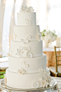 精致洁白的婚礼蛋糕 - 微幸福 - 幸福婚嫁网