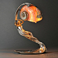 Art Nouveau Figural Table Lamp with Shell Shade | Sale Number 2661B, Lot Number 82 | Skinner Auctioneers