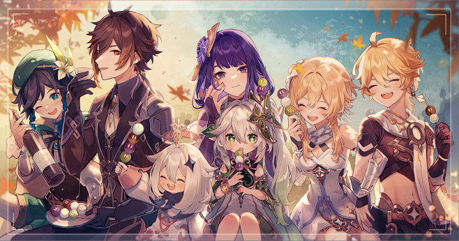 双子派蒙and四神
