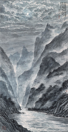 THE-BEES采集到工笔画  油画 水墨画