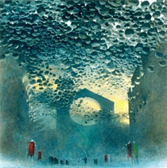 楼图兰的梦采集到Beksiński