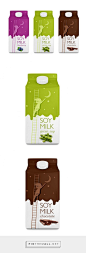 Soy Milk Packaging Design | MAISON D'IDÉE - created via http://pinthemall.net: 