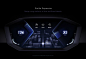 2019 Lexus ES 300h Cluster Concept GUI on Behance