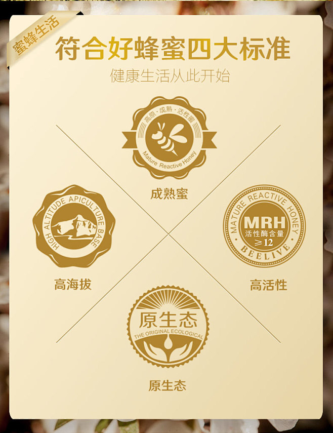 蜜蜂生活蓝莓蜜500g 视力加油站成熟活...